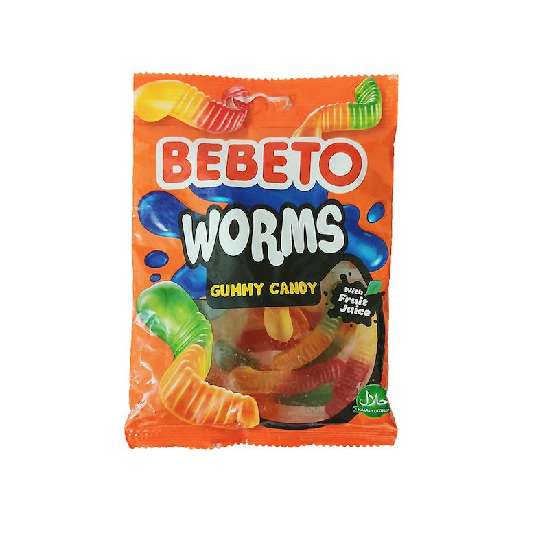پاستیل کرمی ببتو 80 گرم- Bebeto Worms