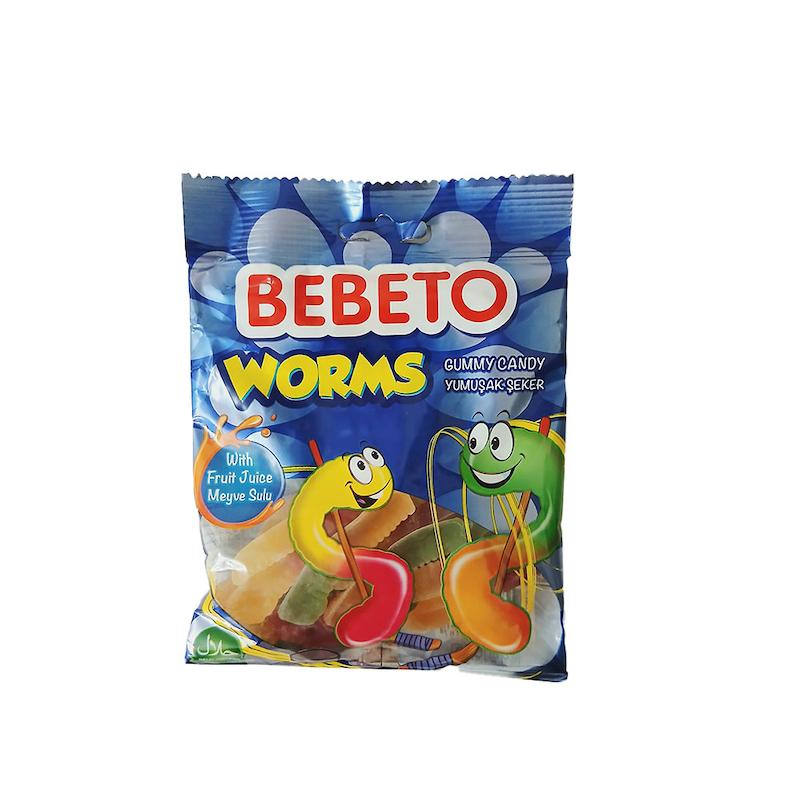 پاستیل کرمی ببتو 70 گرم- Bebeto Worms