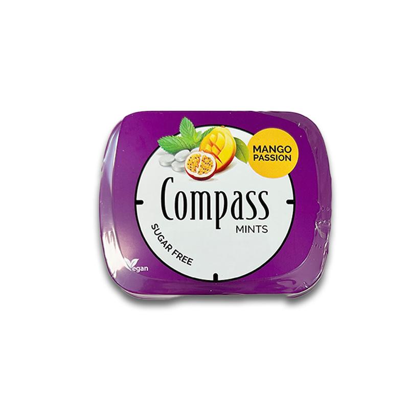 قرص خوشبوکننده دهان بدون قند کامپس طعم انبه 14 گرم- Compass