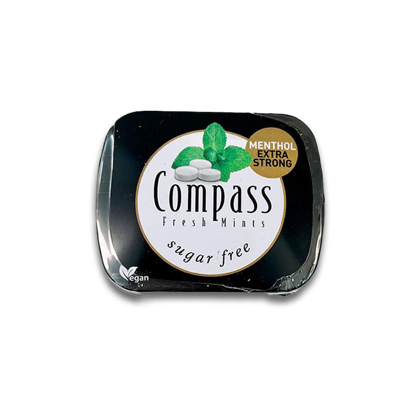 قرص خوشبوکننده دهان بدون قند کامپس طعم منتول 14 گرم- Sompass