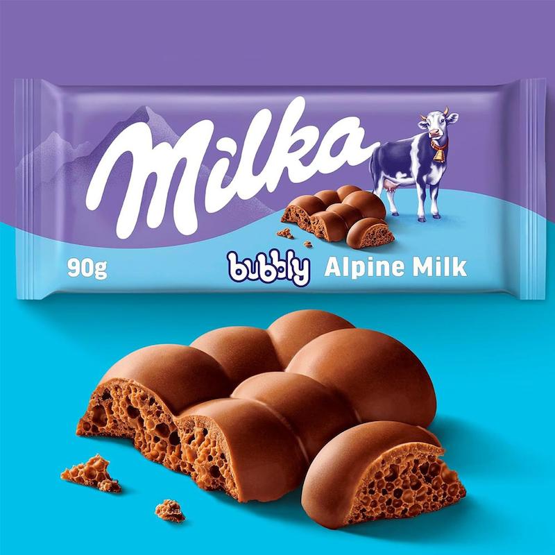 شکلات حبابی میلکا ۱۰۰ گرم- Milka Bubbly 