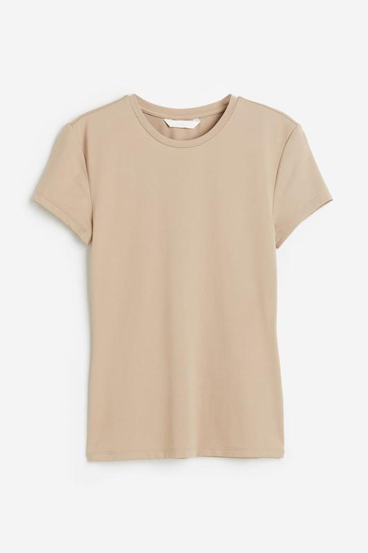 تیشرت یقه گرد دخترانه اچ اند ام- H&M