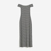 پیراهن زنانه دکلته راه راه اچ اند ام-H&M