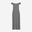 پیراهن زنانه دکلته راه راه اچ اند ام-H&M