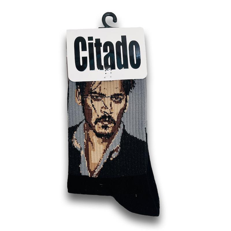 جوراب ساق دار طرح جانی دپ