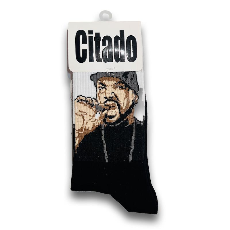 جوراب ساق دار فری سایز طرح فیفتی سنت