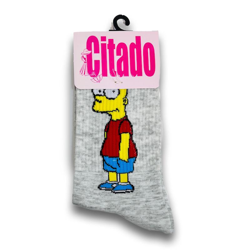 جوراب ساق دار فری سایز طرح سیمپسون