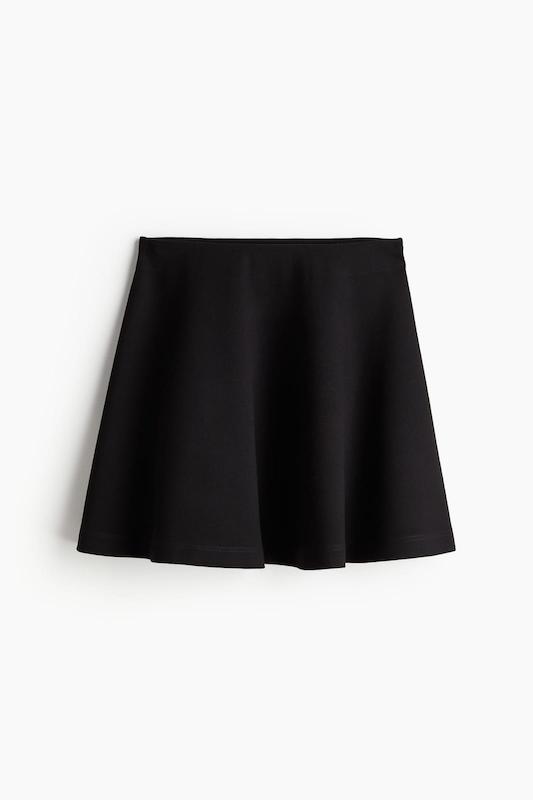 دامن کلوش مشکی اچ اند ام- H&M