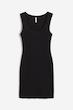 پیراهن حلقه ای کبریتی مشکی اچ اند ام- H&M