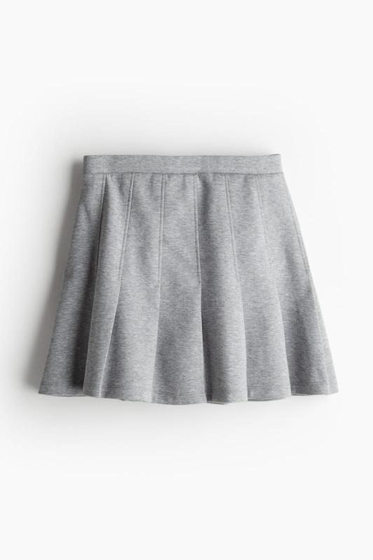 دامن پلیسه طوسی اچ اند ام- H&M