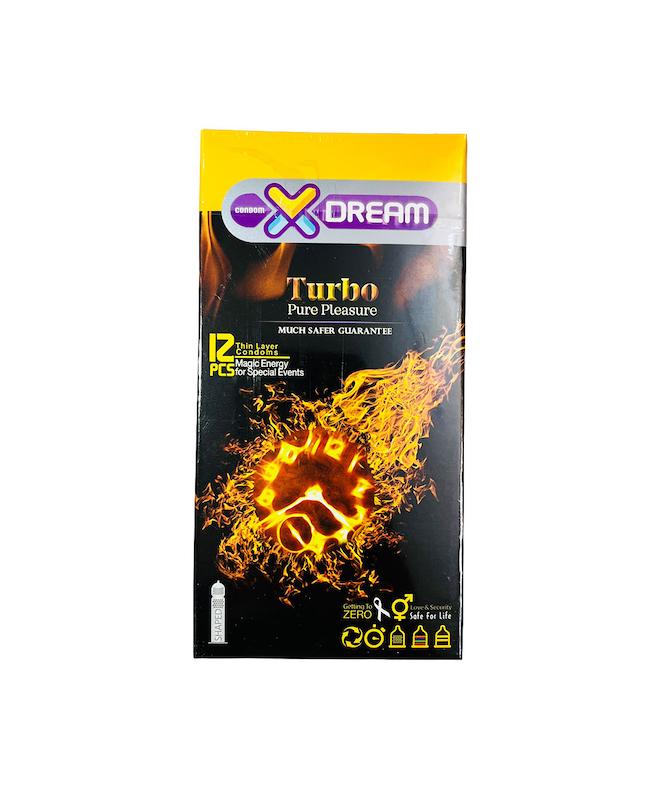 کاندوم ایکس دریم مدل Turbo بسته 12 عددی