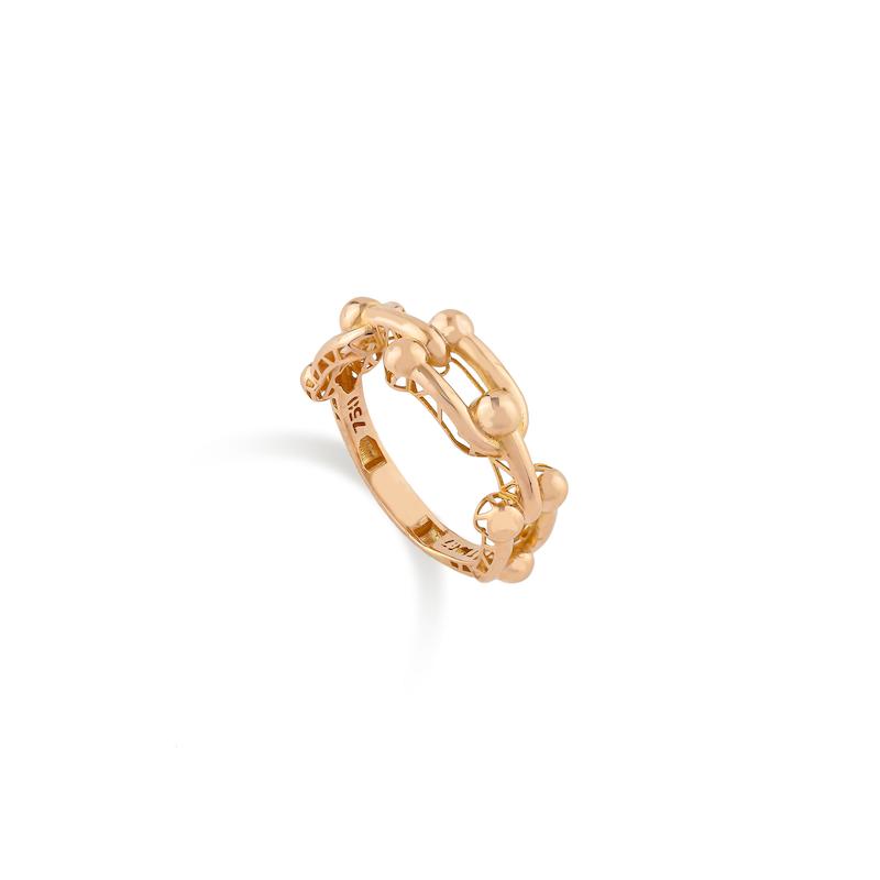 انگشتر طلا زنانه تیفانی طرح زنجیر A0002