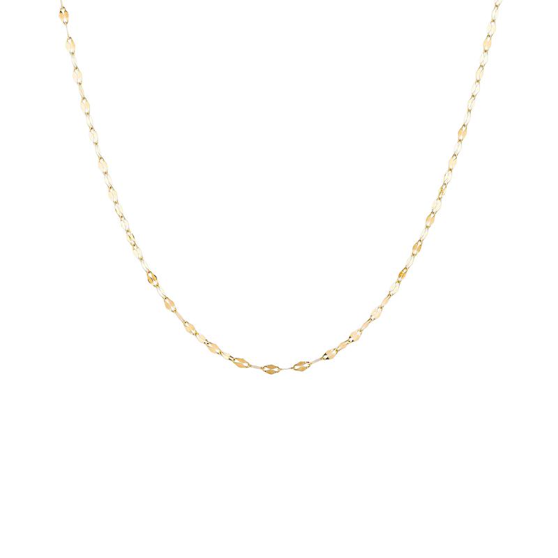 زنجیر طلا زنانه پفکی z0011