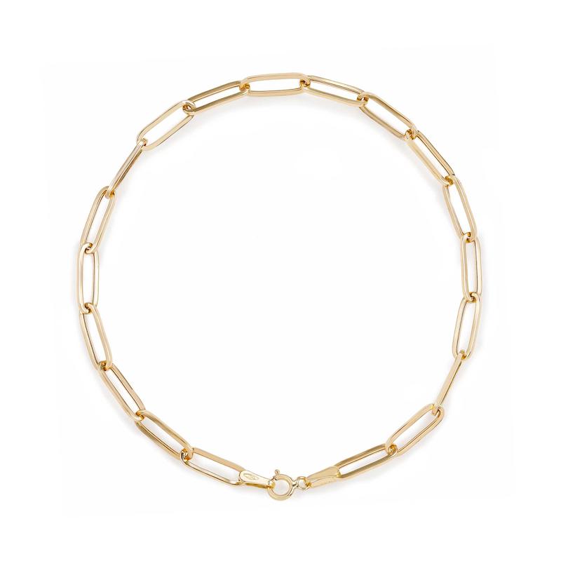 دستبند طلا زنانه زنجیری هرمس d0062