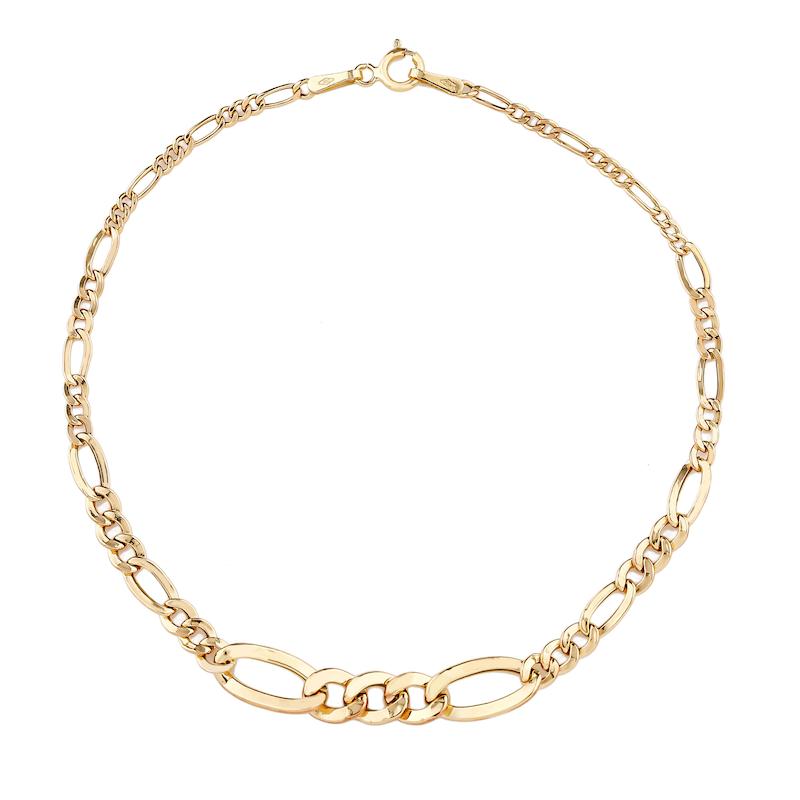 دستبند طلا زنانه فیگارو d0060