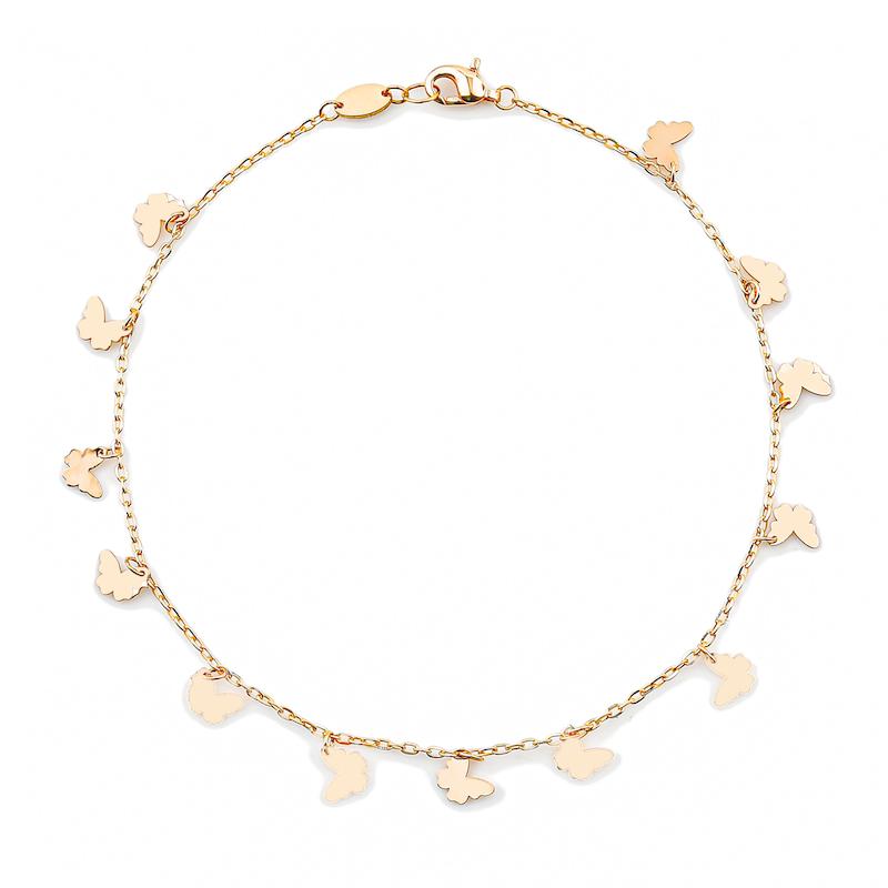 دستبند طلا زنانه سالیا گلد پروانه d0071