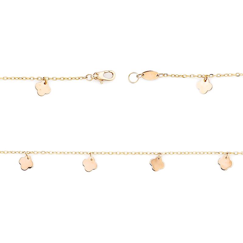 دستبند طلا زنانه سالیا گلد گل d0070