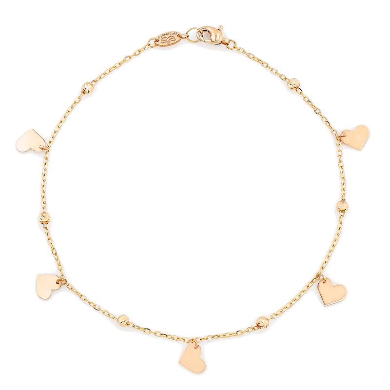 دستبند طلا زنانه سالیا گلد قلب d0065