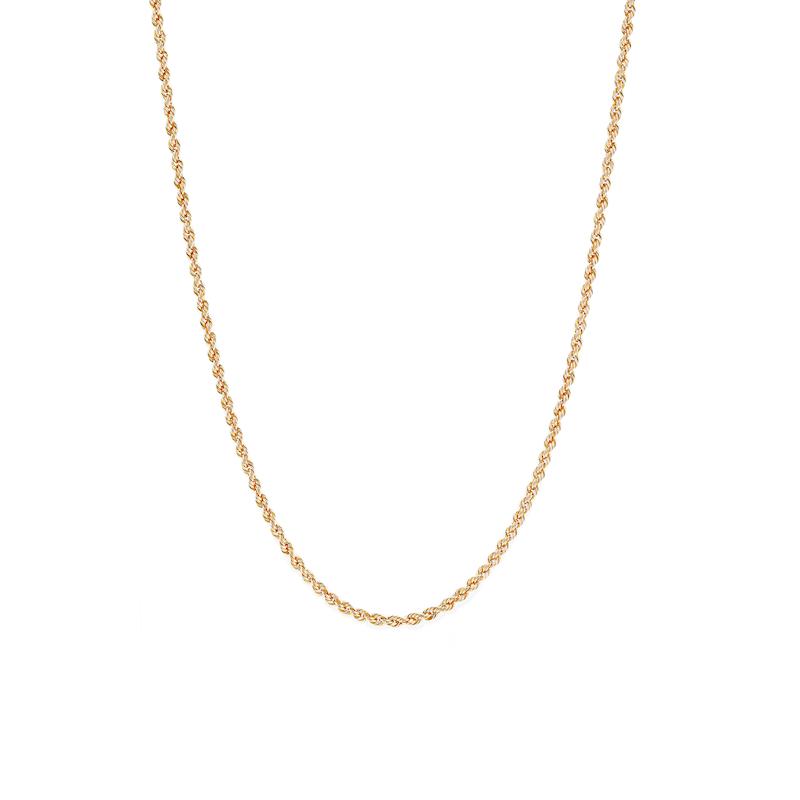 زنجیر طلا زنانه طنابی ظریف ادهم z0006