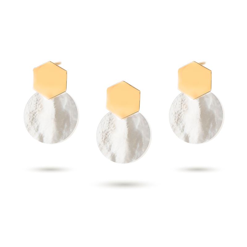 نیم ست زنانه صدفی N0034