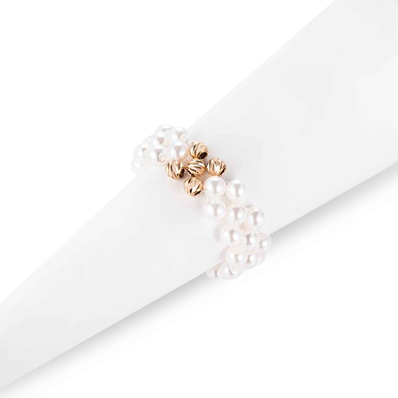 انگشتر طلا زنانه مرواریدی a0025