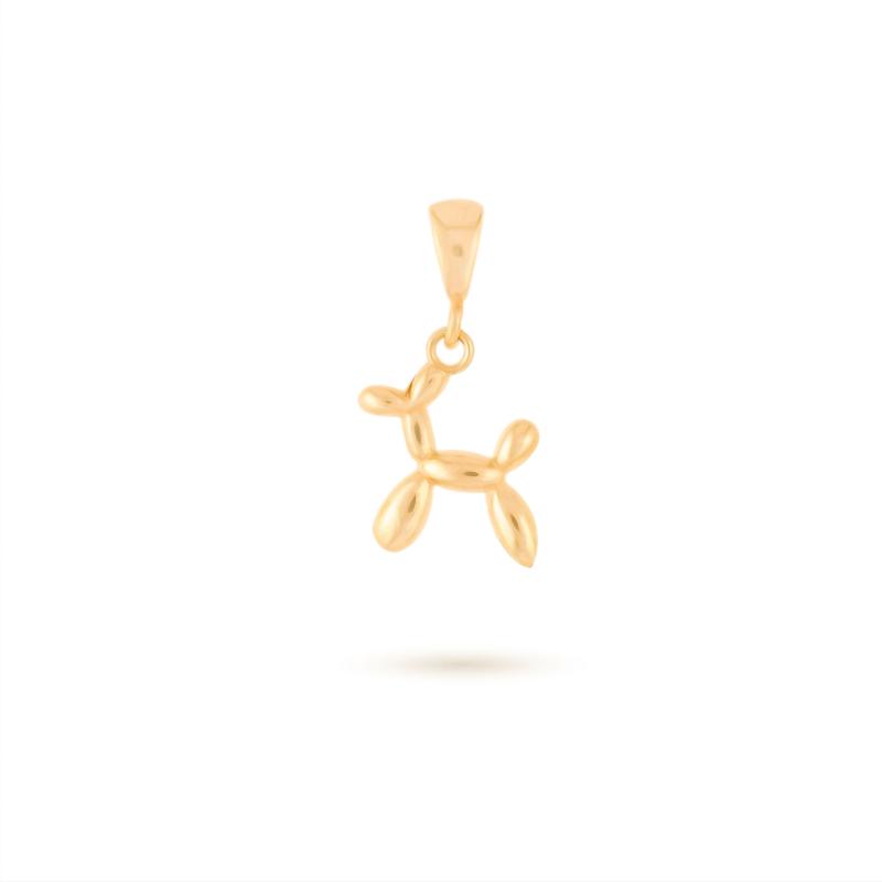 آویز گردنبند فانتزی سگ بادکنکی M0052