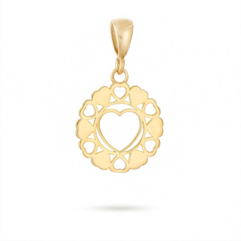 آویز گردنبند طرح قلب M0049