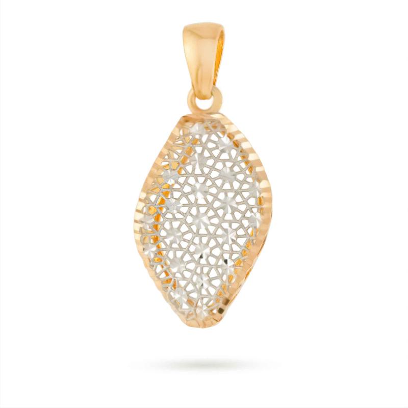 آویز گردنبند طلا زنانه فیوژن اذر طرح هندسی M0024