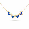 گردنبند طلا زنانه طرح گل b0056