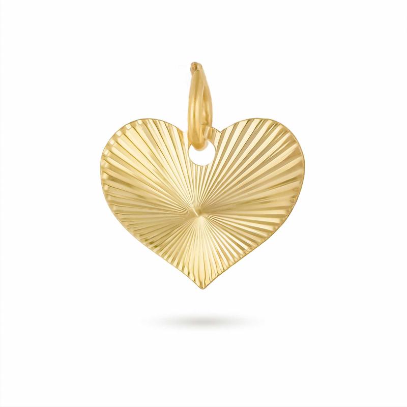 آویز گردنبند طلا طرح قلب m0088