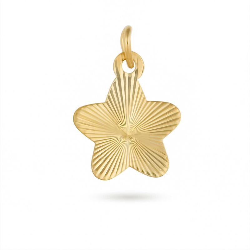 آویز گردنبند طلا  طرح ستاره m0084