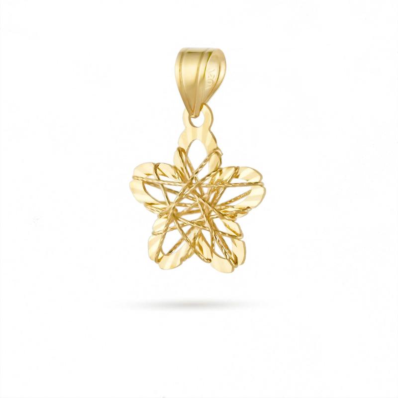 آویز گردنبند طلا طرح ستاره M0033