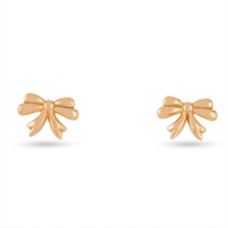 گوشواره میخی طرح پاپیون g0035