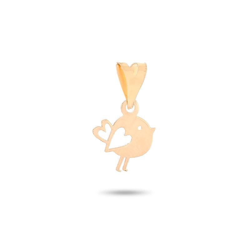 آویز گردنبند طلا زنانه طرح جوجه m0106