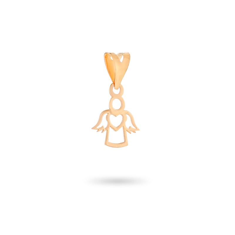 آویز گردنبند طلا زنانه طرح فرشته M0129