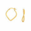 گوشواره طلا 18 عیار مدل هندسی G0114