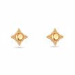 گوشواره میخی طلا 18 عیار لوزی G0200