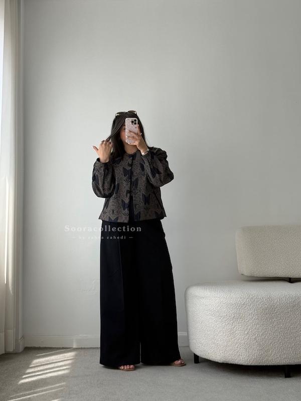 کت شاپرک سورمه ای ۲ 