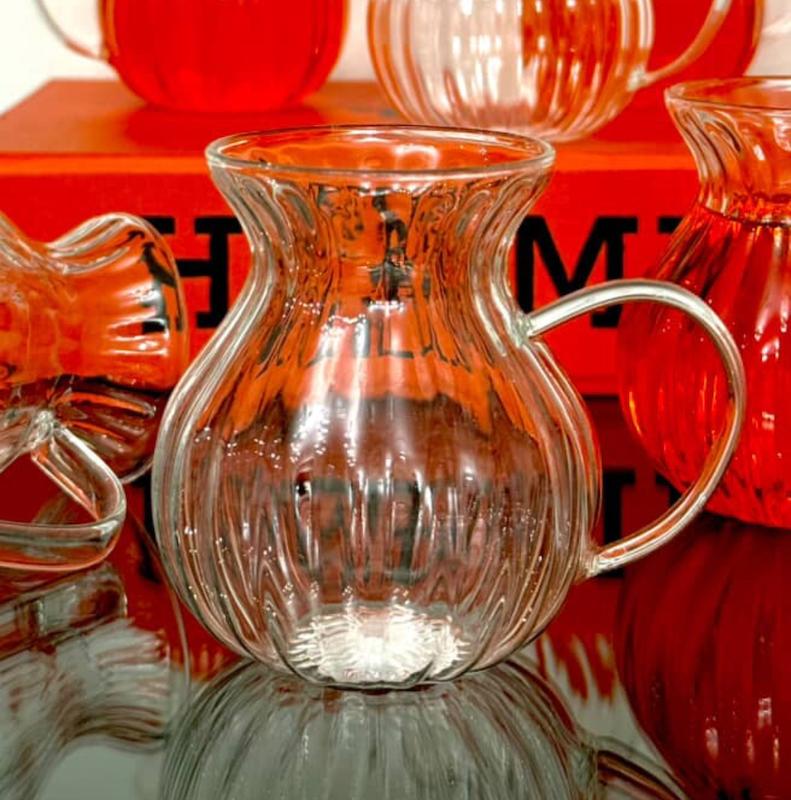 استکان پیرکس مدل کدویی 