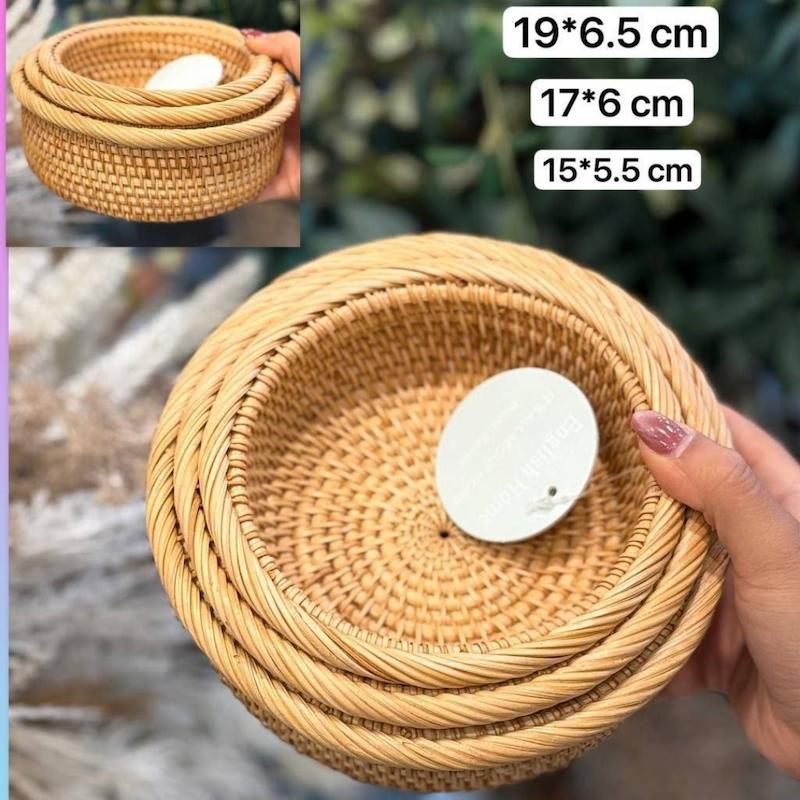 سبد سه سایز حصیری ست برند انگلیش هوم