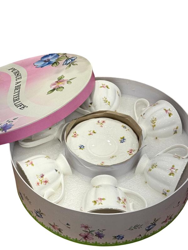 فنجان و نعلبکی چای خوری ۶ نفره کد002