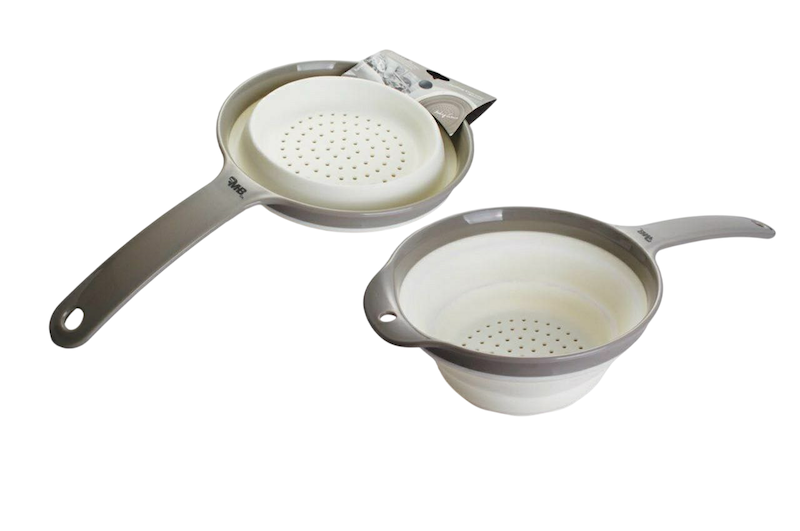 آبکش سیلیکونی دسته‌دار تاشو ام‌بی مدل HB5915CK