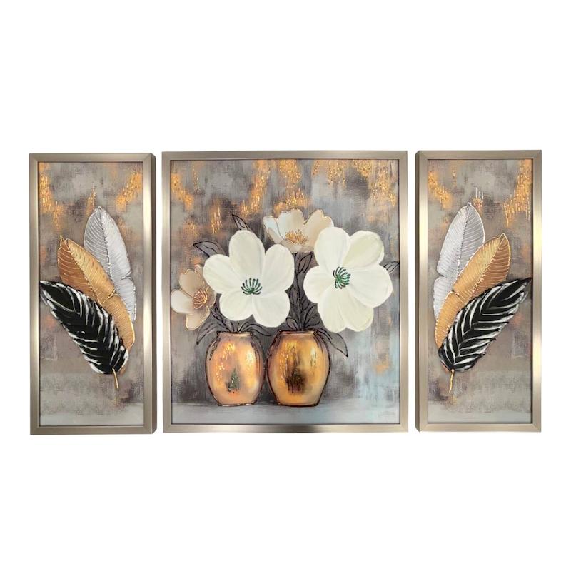 تابلو دکوراتیو برجسته سه تیکه 