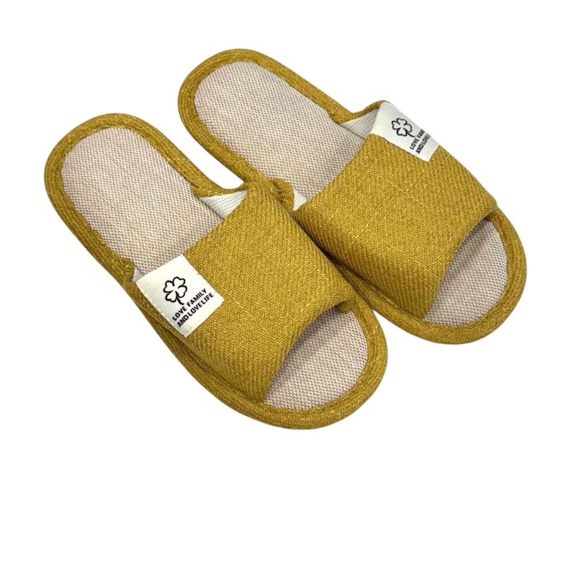 دمپایی روفرشی خردلی وارداتی