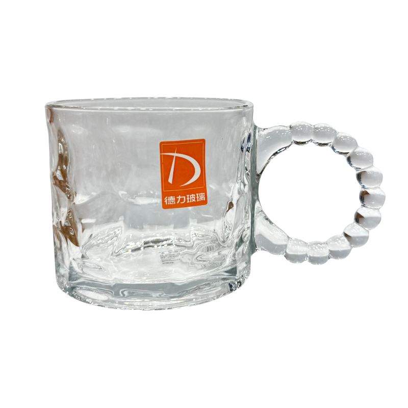 ست ۶ عددی لیوان بلور دسته مرواریدی Deli کد 153