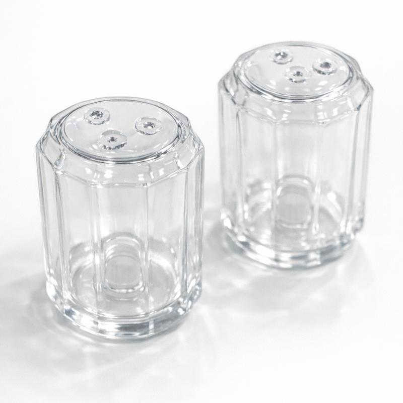 نمکدان پیرکس مدل شیاردار وارداتی دو عددی