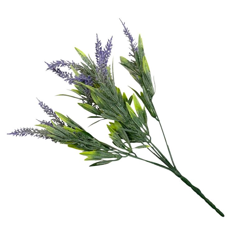 دسته گل مصنوعی لاوندر بنفش ۷ شاخه طول ۳۳ سانتی‌متر