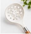 کفگیر و ملاقه 5 پارچه Kitchen Tools سیلیکونی با دسته چوبی