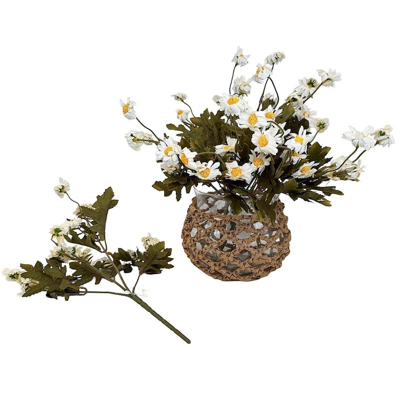 گل مصنوعی بابونه ریز ۵ شاخه وارداتی