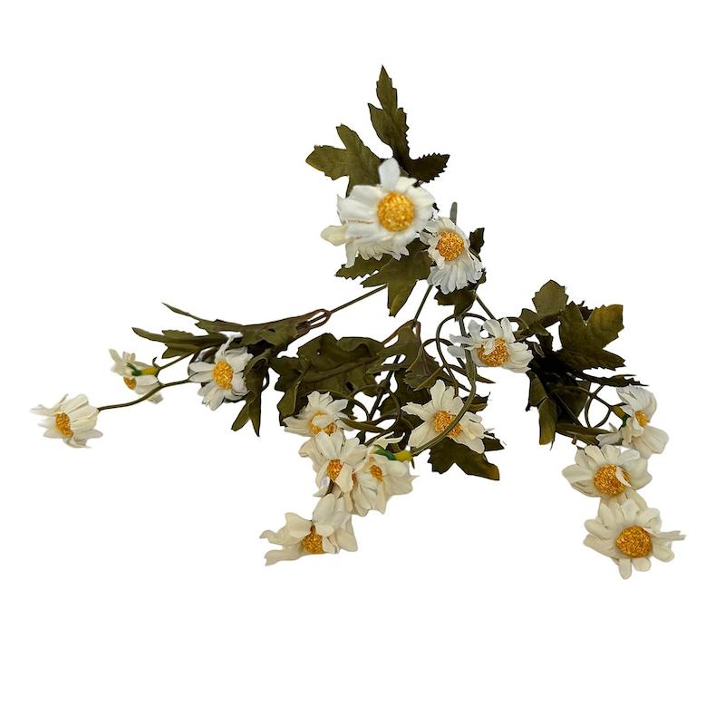 گل مصنوعی بابونه ریز ۵ شاخه وارداتی